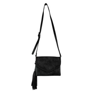 Jen & Co Sloan Satchel Crossbody Shoulder Bag Leather Fringe Tassel Western